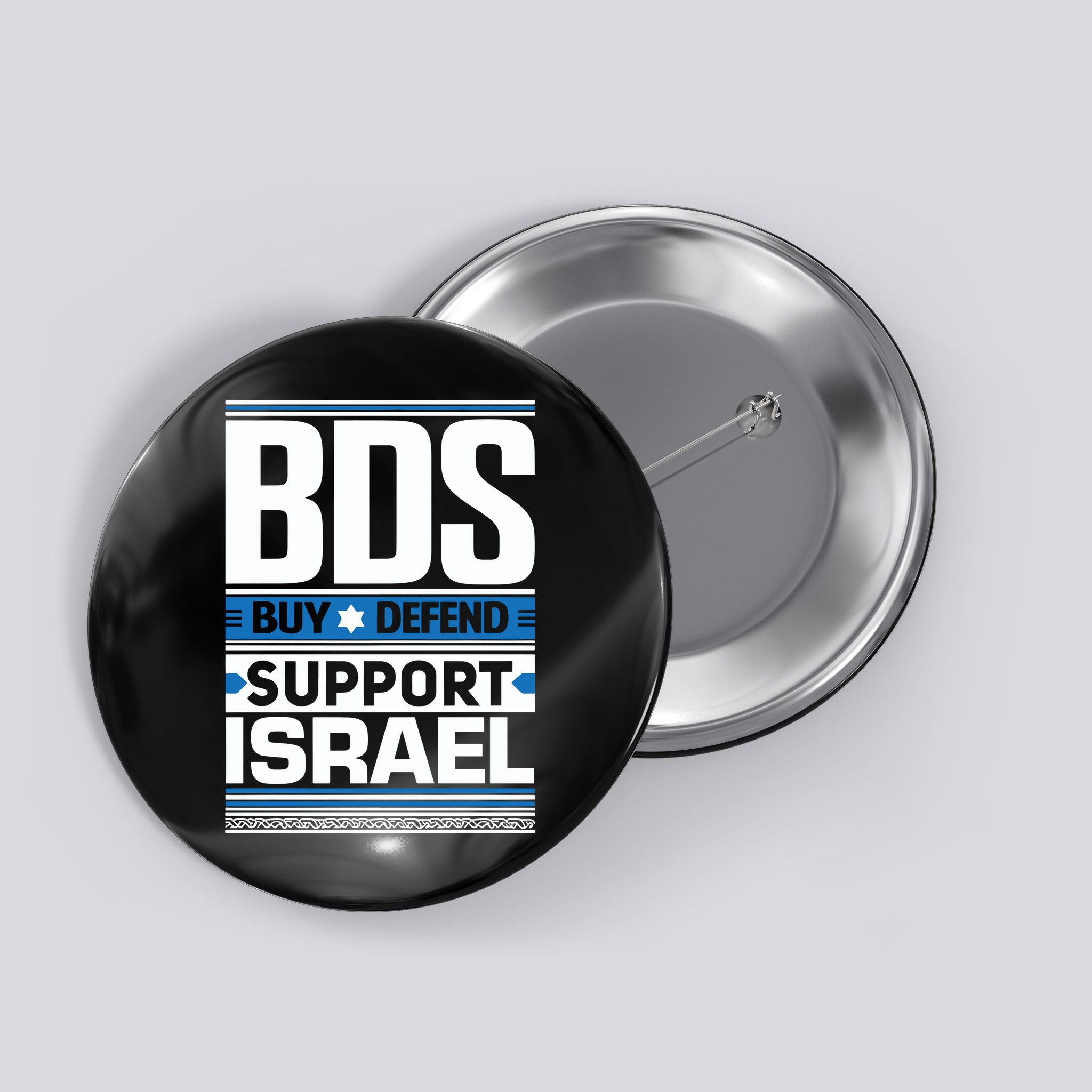 Bds Buy Defend Support Israel Button