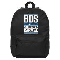 Bds Buy Defend Support Israel 16 in Basic Backpack