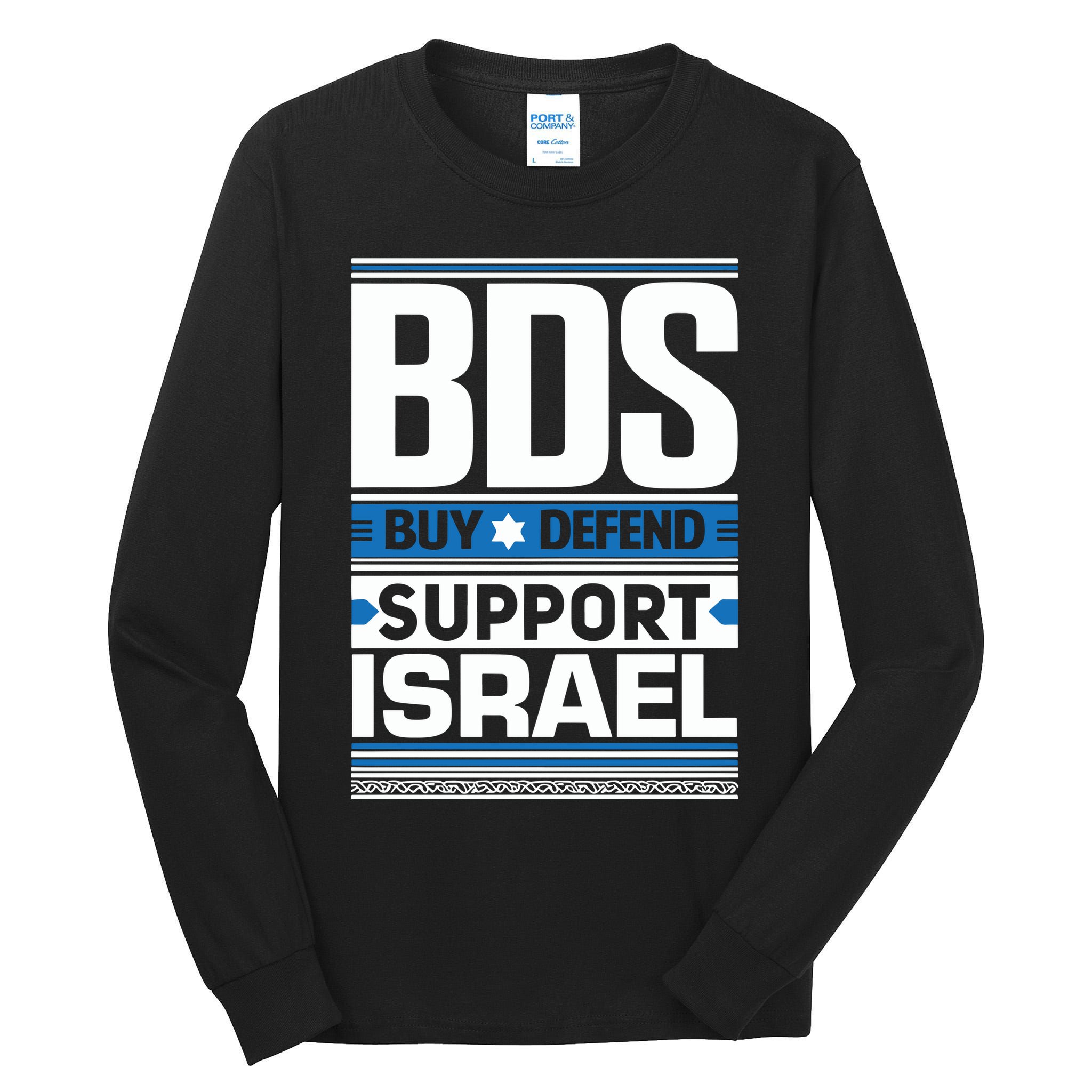 Bds Buy Defend Support Israel Tall Long Sleeve T-Shirt