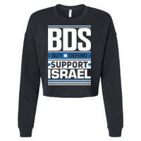 Bds Buy Defend Support Israel Cropped Pullover Crew