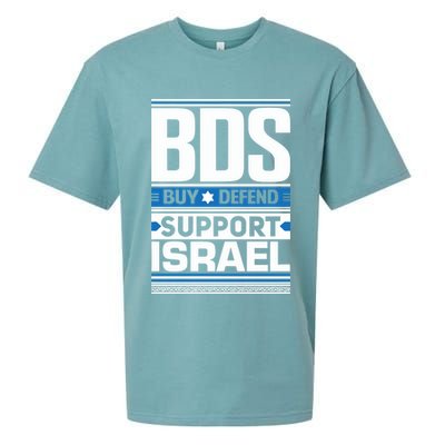 Bds Buy Defend Support Israel Sueded Cloud Jersey T-Shirt