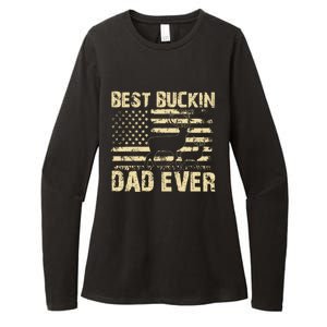 Best Buckin Dad Ever Fathers Day 2024 Funny Fathers Day Meaningful Gift Womens CVC Long Sleeve Shirt