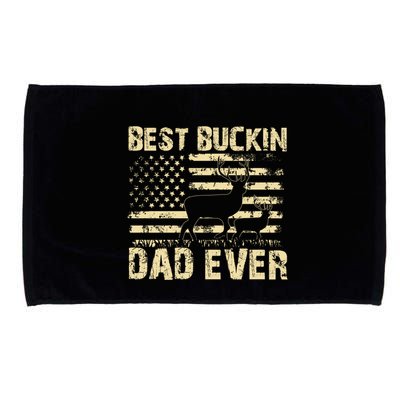 Best Buckin Dad Ever Fathers Day 2024 Funny Fathers Day Meaningful Gift Microfiber Hand Towel