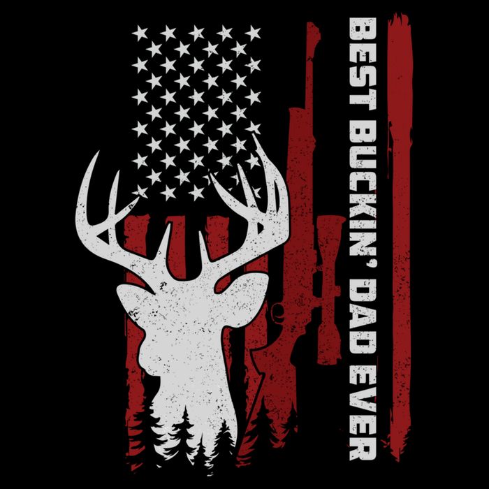 Best Buckin Dad Ever Deer Hunting Gift Impact Tech Backpack