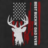 Best Buckin Dad Ever Deer Hunting Gift Adult Drive Performance Visor