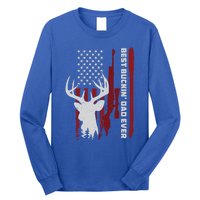 Best Buckin Dad Ever Deer Hunting Gift Long Sleeve Shirt