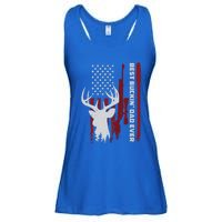 Best Buckin Dad Ever Deer Hunting Gift Ladies Essential Flowy Tank