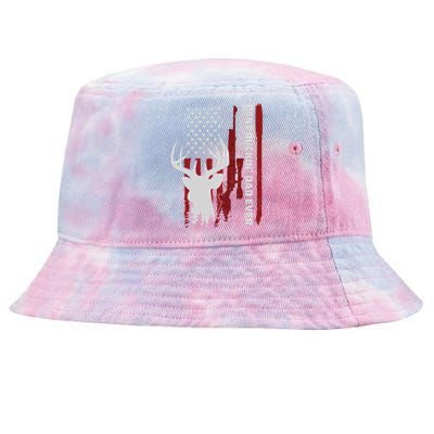 Best Buckin Dad Ever Deer Hunting Gift Tie-Dyed Bucket Hat