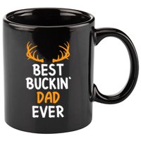 Best Buckin Dad Ever Cool Gift 11oz C Handle Ceramic Mug