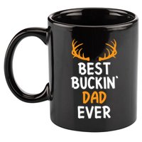 Best Buckin Dad Ever Cool Gift 11oz C Handle Ceramic Mug