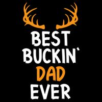 Best Buckin Dad Ever Cool Gift Drawstring Bag