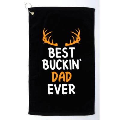 Best Buckin Dad Ever Cool Gift Golf Towel