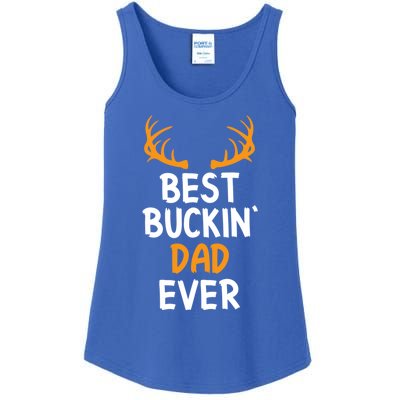 Best Buckin Dad Ever Cool Gift Ladies Essential Tank