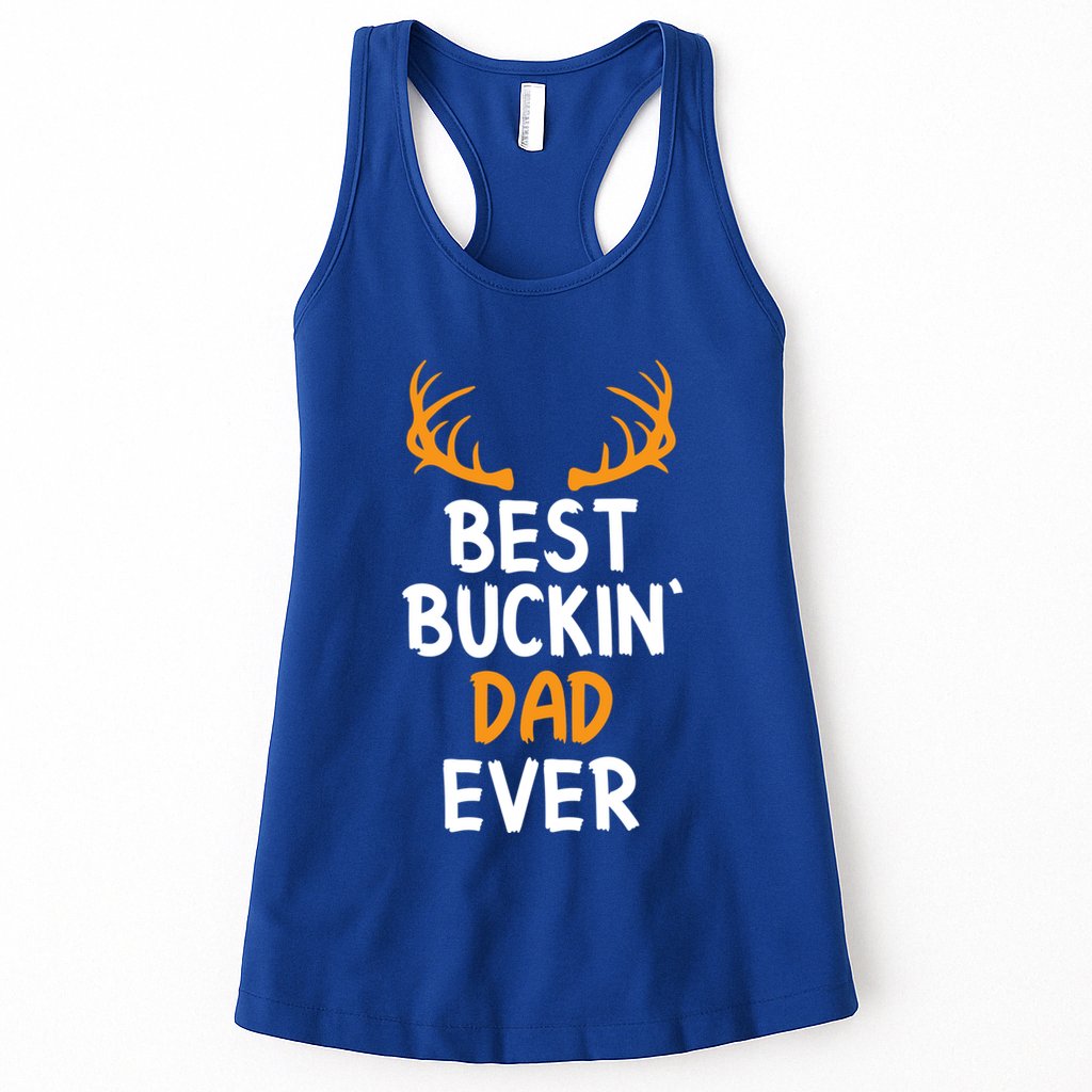 Best Buckin Dad Ever Cool Gift Womens Tank Top