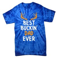 Best Buckin Dad Ever Cool Gift Tie-Dye T-Shirt