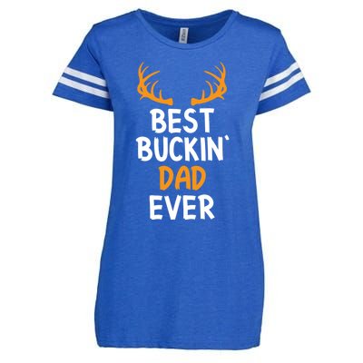 Best Buckin Dad Ever Cool Gift Enza Ladies Jersey Football T-Shirt