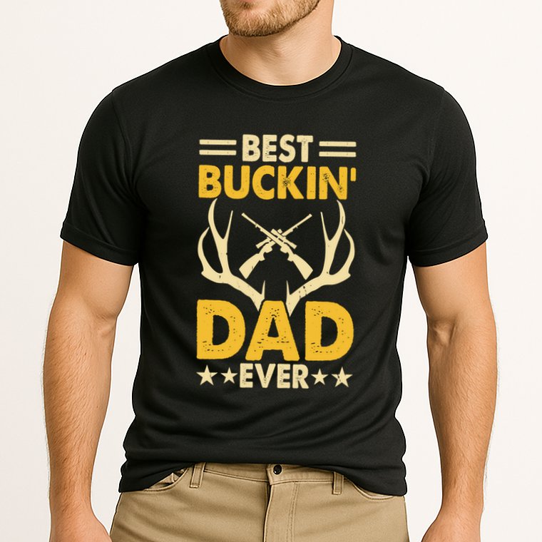 Best Buckin Dad Ever Funny Deer Hunters FatherS Day Gift Cooling Performance Crew T-Shirt