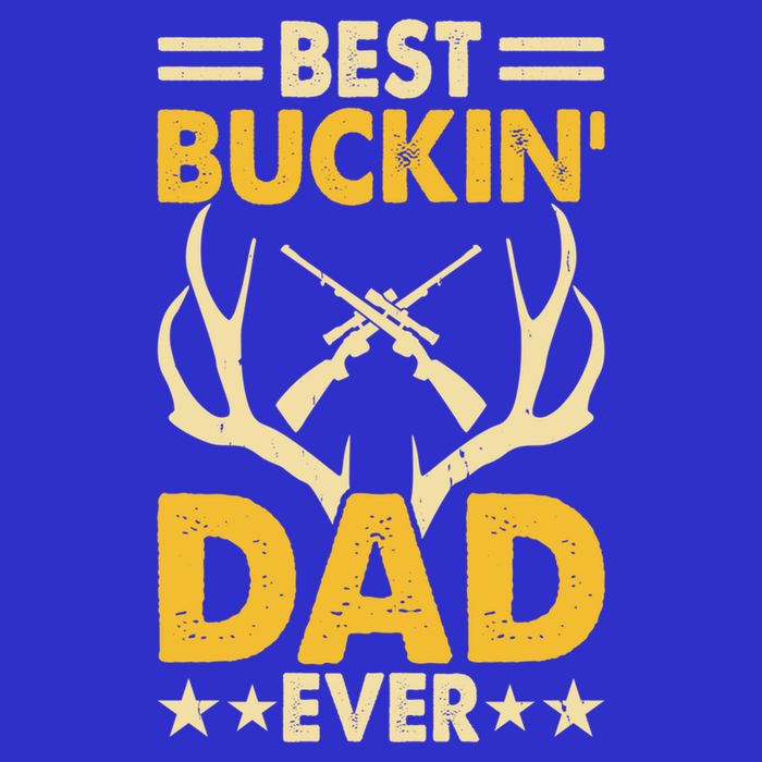Best Buckin Dad Ever Funny Deer Hunters FatherS Day Gift Zip Tote Bag