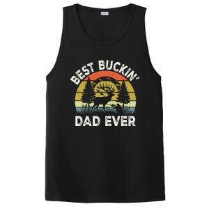 Best Buckin Dad Ever Funny Deer Hunting FatherS Day Gift PosiCharge Competitor Tank