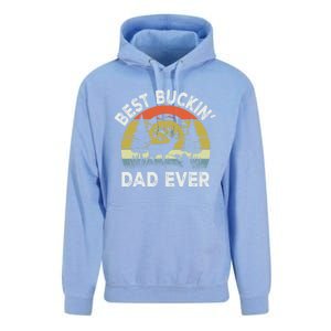 Best Buckin Dad Ever Funny Deer Hunting FatherS Day Gift Unisex Surf Hoodie