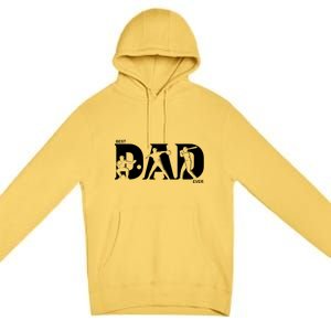 Best Baseball Dad Ever Fathers Day Baseball Meaningful Gift Premium Pullover Hoodie