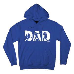 Best Baseball Dad Ever Fathers Day Baseball Meaningful Gift Hoodie