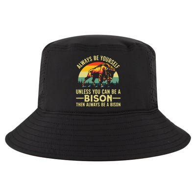 Best Bison Design For Buffalo Bison Lovers Cool Comfort Performance Bucket Hat