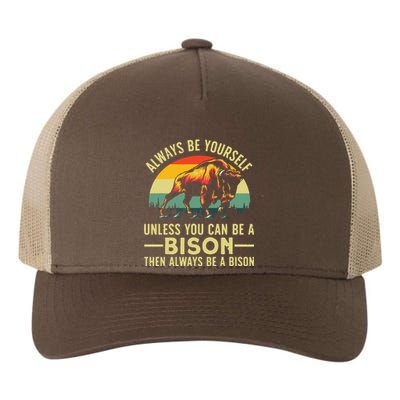 Best Bison Design For Buffalo Bison Lovers Yupoong Adult 5-Panel Trucker Hat