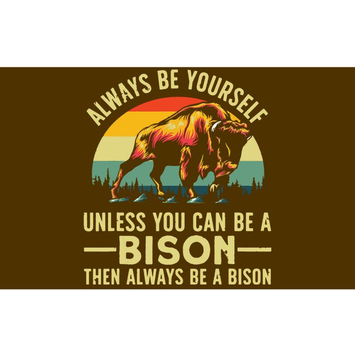 Best Bison Design For Buffalo Bison Lovers Bumper Sticker