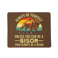 Best Bison Design For Buffalo Bison Lovers Mousepad