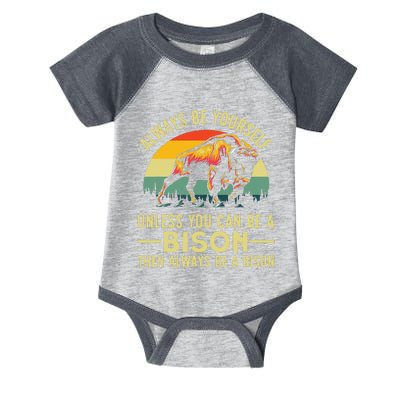 Best Bison Design For Buffalo Bison Lovers Infant Baby Jersey Bodysuit