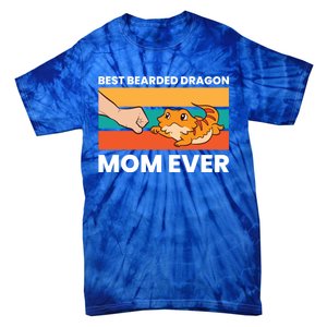 Best Bearded Dragon Mom Ever Lizard Bearded Dragon Gift Tie-Dye T-Shirt