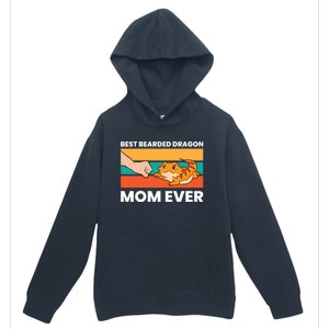 Best Bearded Dragon Mom Ever Lizard Bearded Dragon Gift Urban Pullover Hoodie