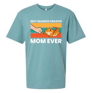 Best Bearded Dragon Mom Ever Lizard Bearded Dragon Gift Sueded Cloud Jersey T-Shirt