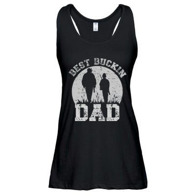 BEST BUCKIN DAD EVER Ladies Essential Flowy Tank