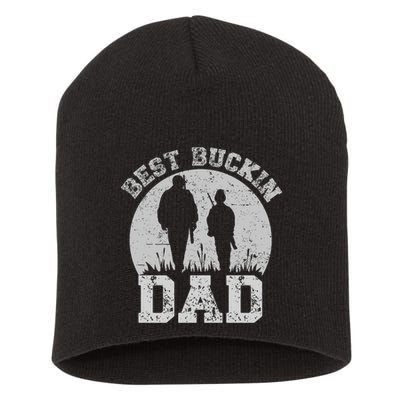 BEST BUCKIN DAD EVER Short Acrylic Beanie