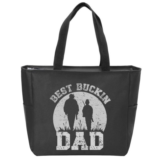 BEST BUCKIN DAD EVER Zip Tote Bag