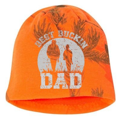 BEST BUCKIN DAD EVER Kati - Camo Knit Beanie