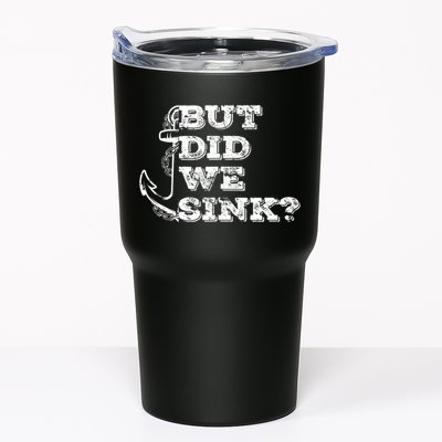 Boating But Did We Sink Flatboat Pontoon Captain Vintage Tumbler