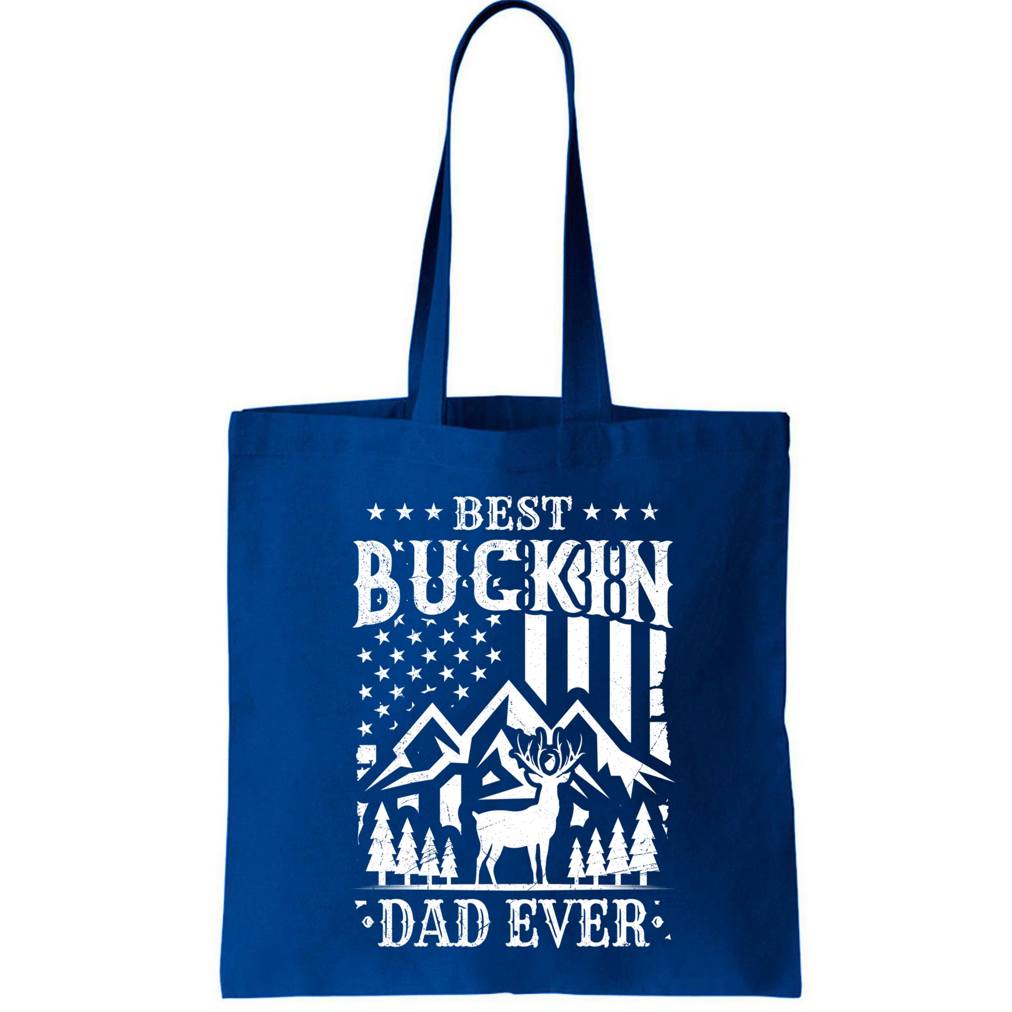 Best Buckin Dad Funny Hunter Father American Flag Gift Bag