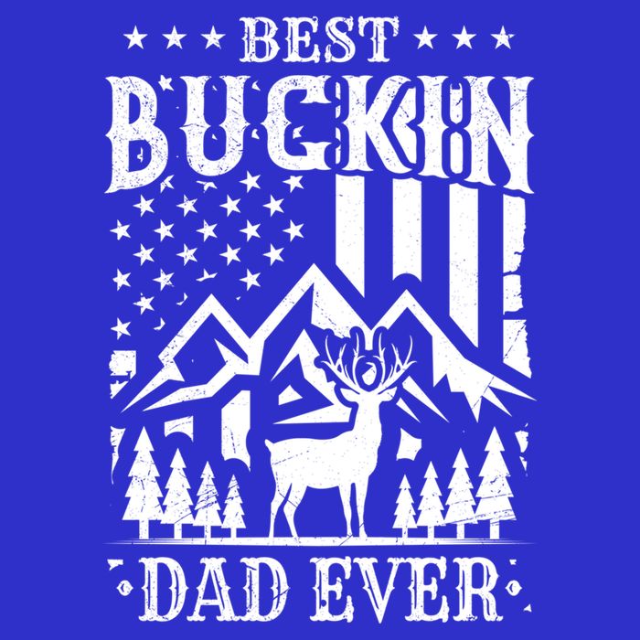 Best Buckin Dad Funny Hunter Father American Flag Gift Bag