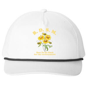 BDSM Bees Do So Much For The Environment Snapback Five-Panel Rope Hat