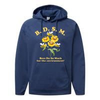 BDSM Bees Do So Much For The Environment Performance Fleece Hoodie