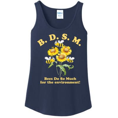 BDSM Bees Do So Much For The Environment Ladies Essential Tank