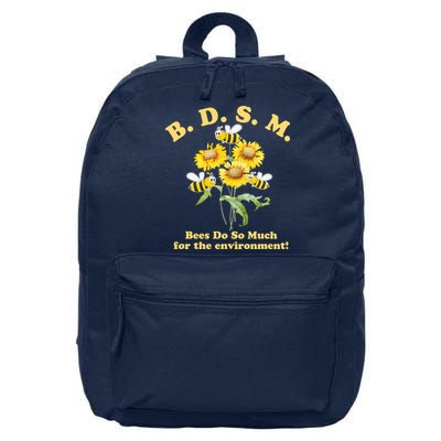 BDSM Bees Do So Much For The Environment 16 in Basic Backpack