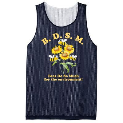 BDSM Bees Do So Much For The Environment Mesh Reversible Basketball Jersey Tank