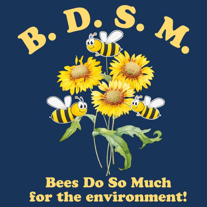 BDSM Bees Do So Much For The Environment Golf Towel