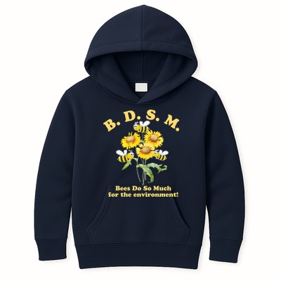 BDSM Bees Do So Much For The Environment Kids Hoodie