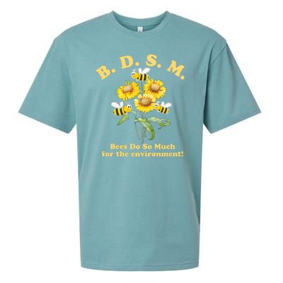 BDSM Bees Do So Much For The Environment Sueded Cloud Jersey T-Shirt