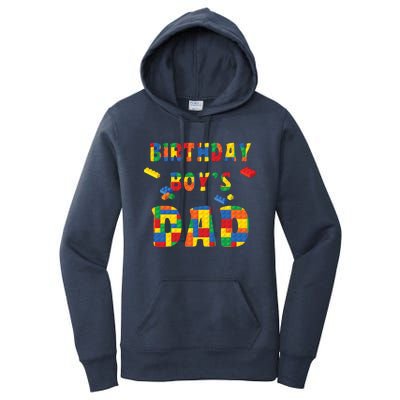 Building Block Dad Of Birthday Boy Women's Pullover Hoodie